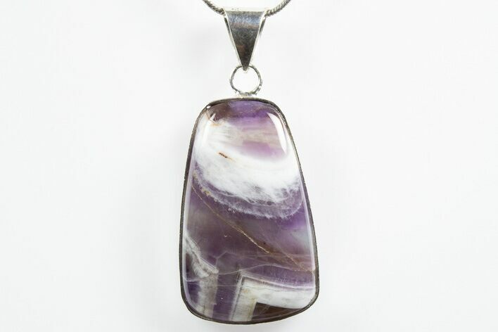Chevron Amethyst Pendant (Necklace) #346347